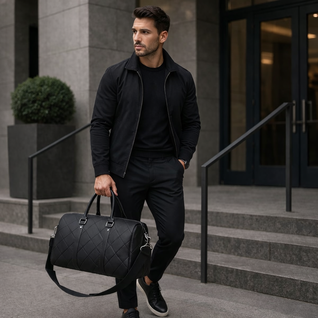 Saco Masculino em Couro