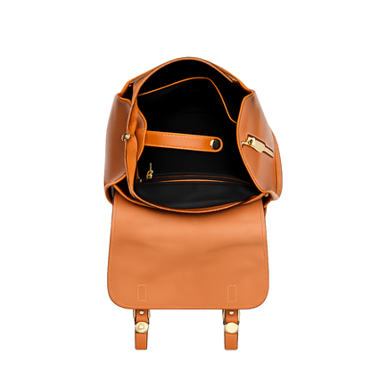 Mochila Feminina em Couro