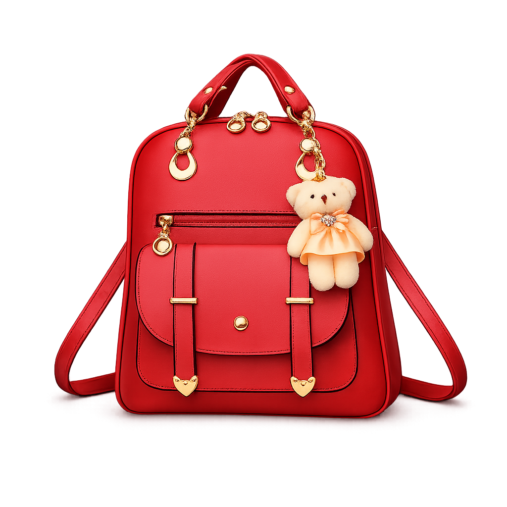 Mochila Feminina em Couro PU