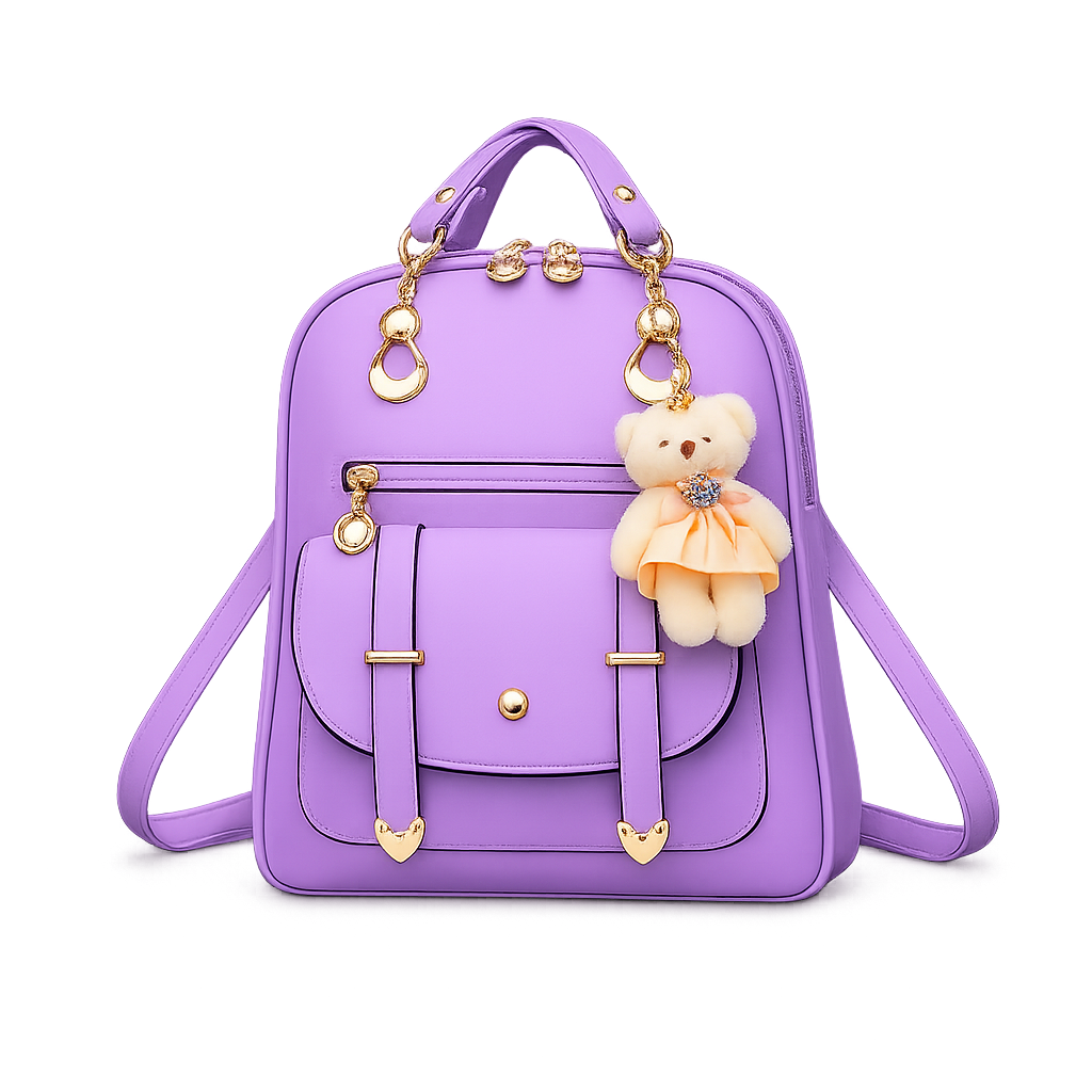 Mochila Feminina em Couro PU