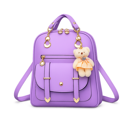 Mochila Feminina em Couro PU