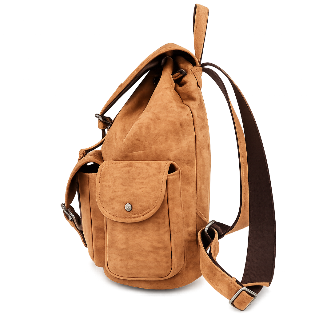 Mochila Vintage Unissexo em Couro