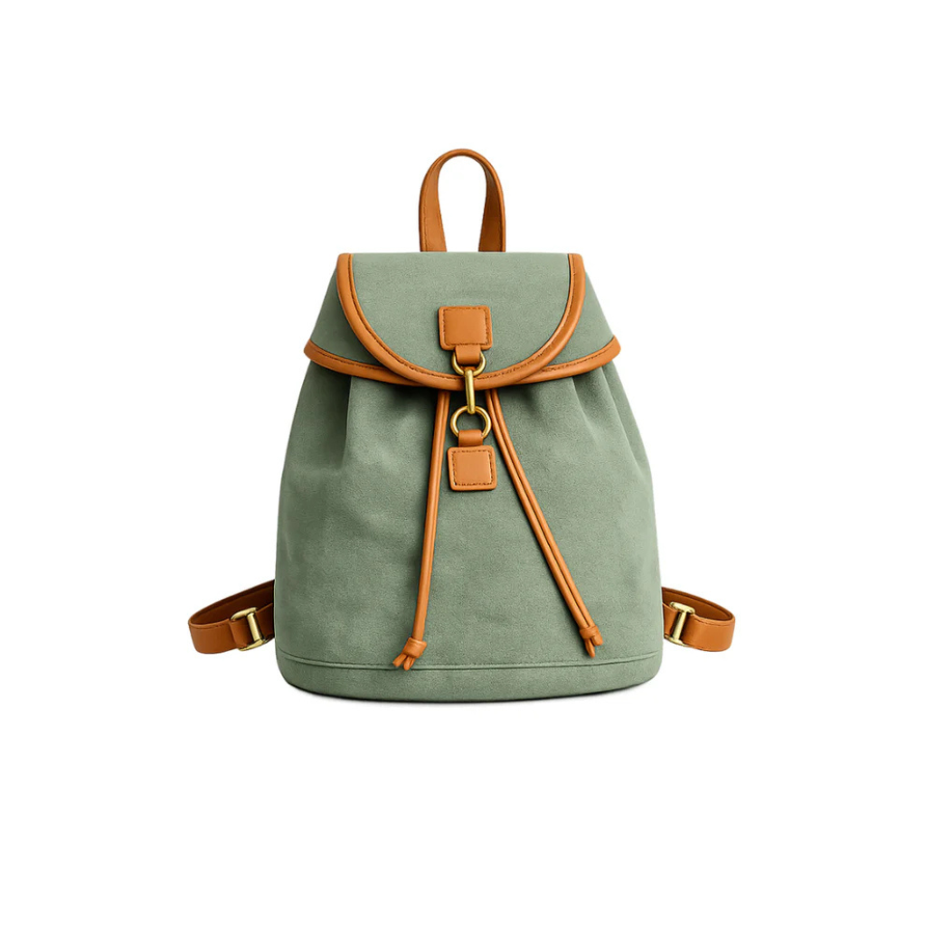 Mochila Feminina em Suede