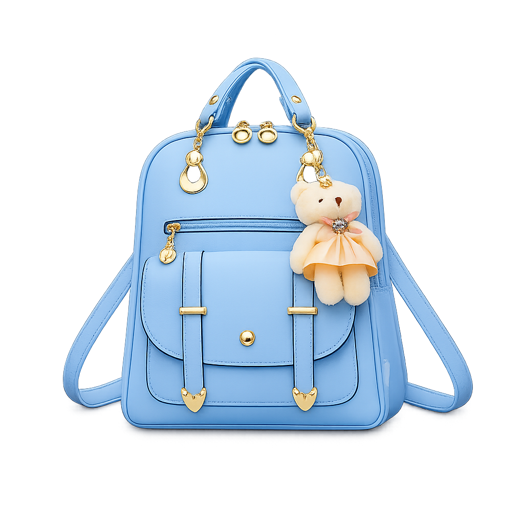Mochila Feminina em Couro PU