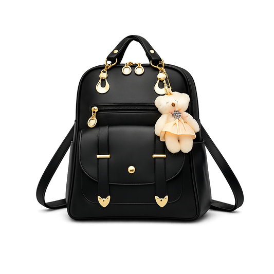 Mochila Feminina em Couro PU