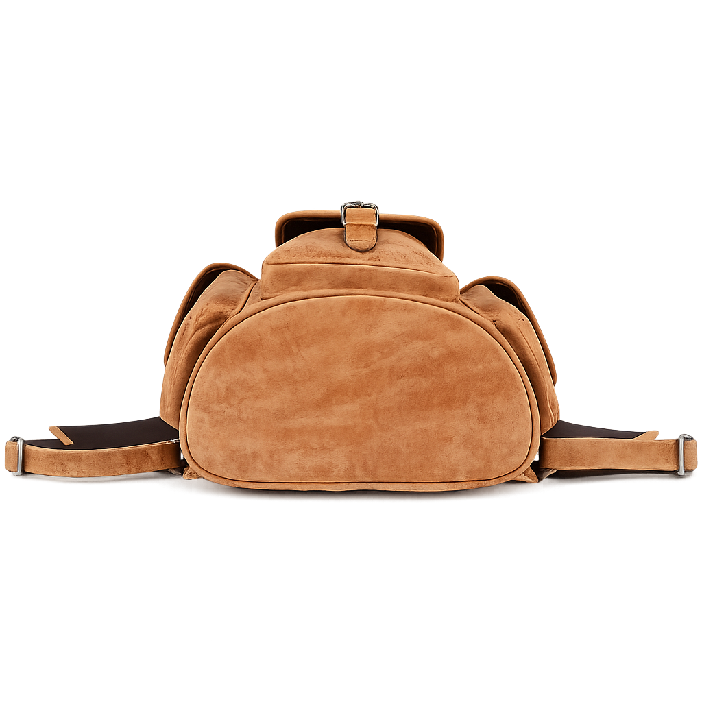 Mochila Vintage Unissexo em Couro