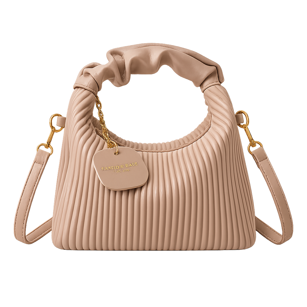 Bolsa Feminina Plissada