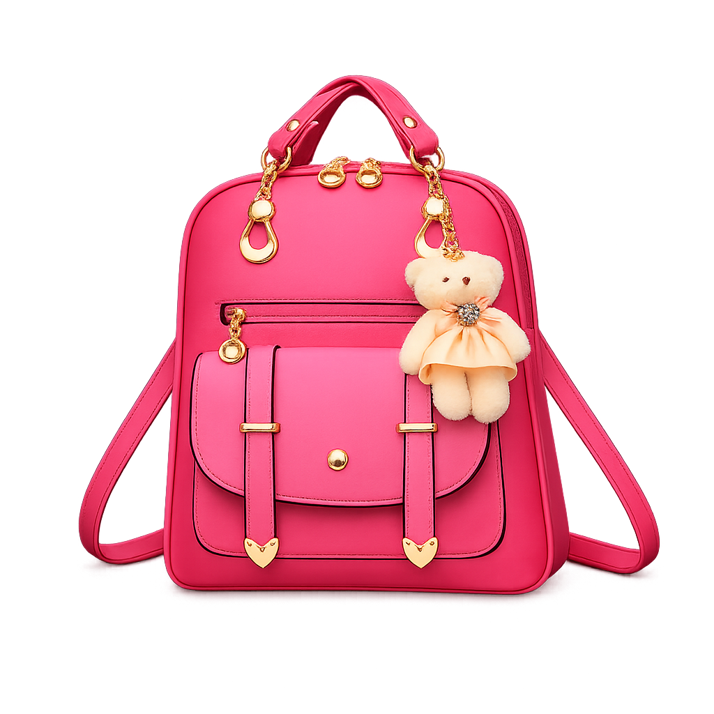 Mochila Feminina em Couro PU