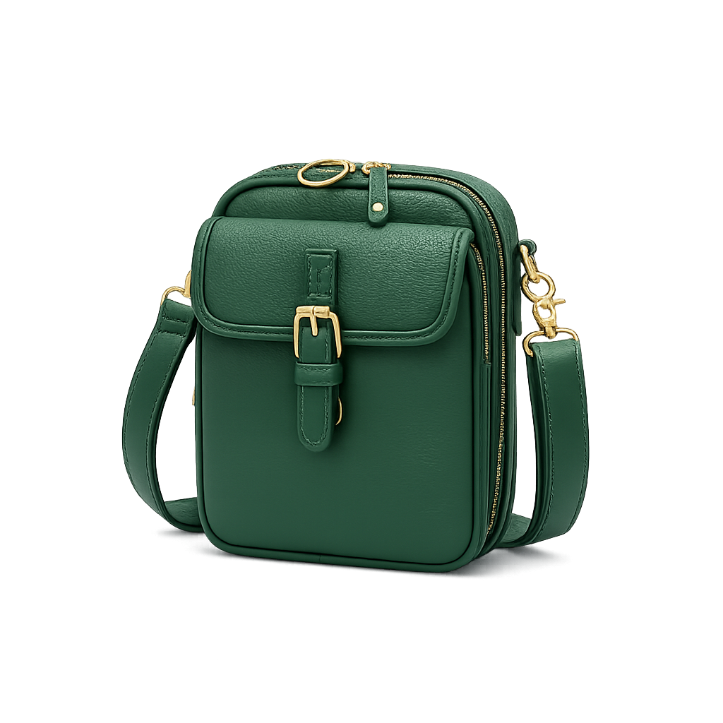 Bolsa Feminina Retro em Couro PU