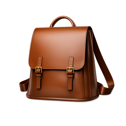 Mochila Feminina em Couro