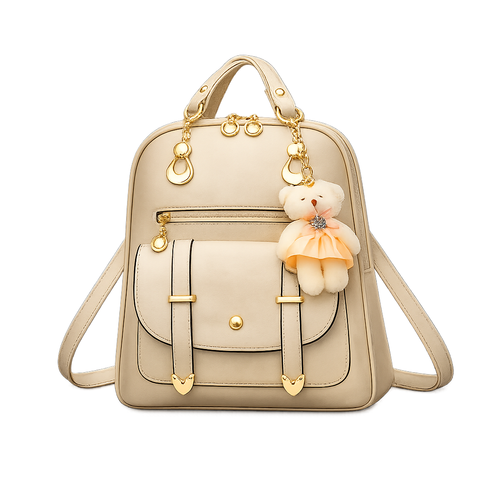 Mochila Feminina em Couro PU
