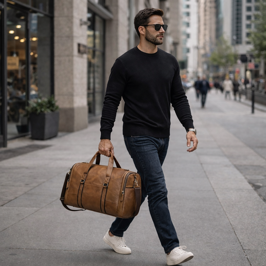Saco Masculino em Couro