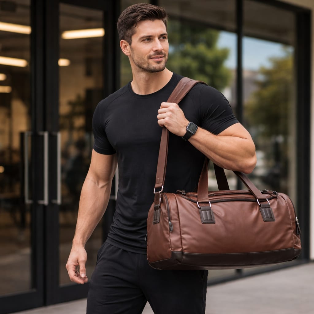 Saco Masculino em PU