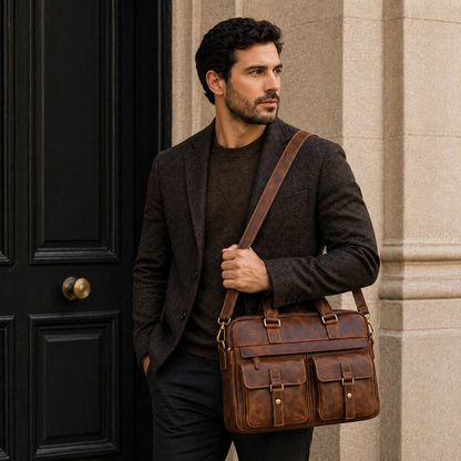 Bolsa Masculina em Couro